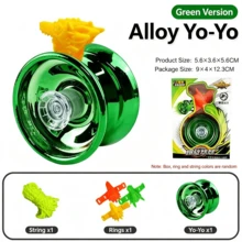 Alloy Yo-Yo, Dual Mode Returnable / Non-Returnable Competition Yo-Yo, Long Sleep Trick Yo-Yo Toy - Multicolor - View 6