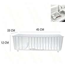 Dish Drying Rack For Kitchen Counter, Large‑Capacity Metal Dish Rack With Drainboard & Utensil Holder,Kitchen Storage Rack, Direct Water Drain To Sink, Space Saving,Anti‑Slip Dish Organizer For Plates Bowls Cups, 3 Colors Available White/Gray/Black - View 13