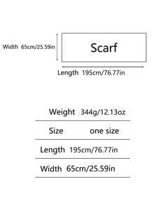 1pc Heart Pattern Jacquard Tasseled Thick Scarf 65*195cm, Polyester Core‑Spun Yarn, Fall Winter Shawl For Travel Party Outing, Wear As Scarf Shawl - Multicolor - View 9