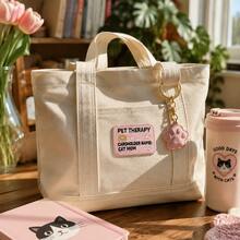 1pc/2pcs/3pcs/4pcs Pet Therapy Cat Mom Embroidered Iron On Patch, Funny Credit Card Style Sew‑On Applique For Jackets Backpacks Hats, Cat Lover Gift - Multicolor - View 4