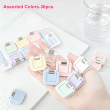 6pcs/Set - Multifunctional Mini Clips - Cute Paperclips, Note Clips, Test Paper/File Organizers, Office Supplies, Fashionable Stationery, Reliable Fixation Clips, Essential For Office Workers - Square - View 25