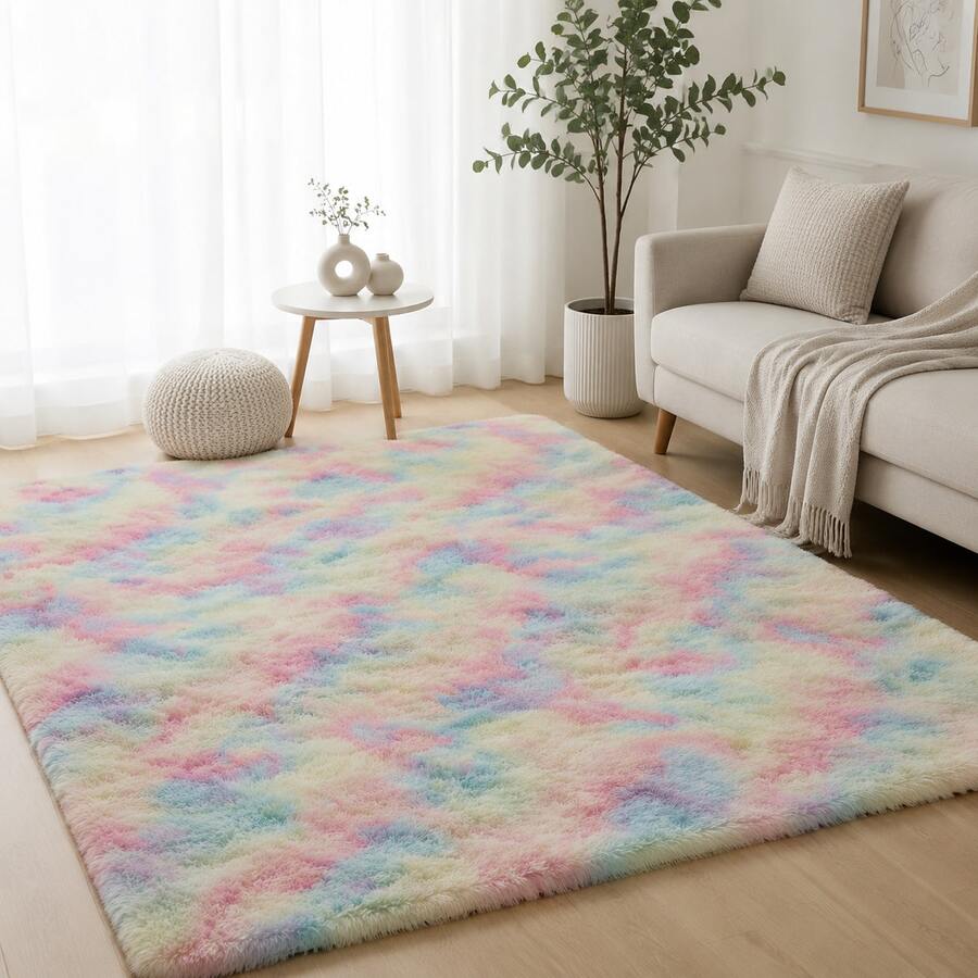 Tapete Felpudo Para Sala 2,00x1,50m Macio Confortável Decoração