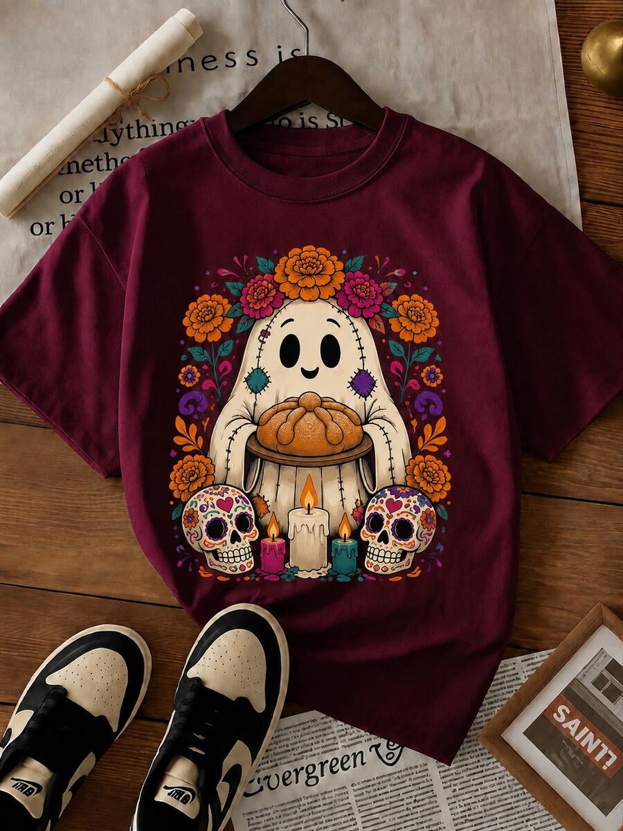 Women T-Shirts - Burgundy - View 1