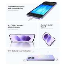 Xiaomi REDMI Note 17 全球版智慧型手機 7700mAh 電池 45W 快速充電 最高 22.5W 有線反向充電 6.99 吋 FHD+ 護眼 AMOLED 螢幕 最高 120Hz 濕觸控技術 2.0 Snapdragon® 6s 4G Gen 2 搭載 Xiaomi HyperOS IP65 防塵防水 - 藍色 - 查看 3