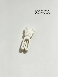 5pcs Sealing Clips, Cute Cartoon Dog Reusable Snack Bag Clips, 3D Printed Kitchen Potato Chip Bag Sealing Clips, Multi-Functional Home Food Storage Organizer Clips, Novelty Cute Home Gadgets, Novelty French Bulldog Shaped Bag Clips, Reusable Snack Potato Chip Bag Sealing Clips, 3D Printed Cute Cartoon Animal Sealing Clips, Practical Kitchen Tools To Keep Tea, Snacks, Seasoning Bags Fresh, Fun Creative Small Gifts, Suitable For Home Use, Creative French Bulldog Puppy Sealing Clips 3D Printed Cartoon Snack Sealing Clips Home Food Preservation Moisture-Proof Sealing Potato Chips - Multicolor - View 6