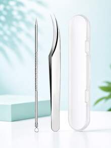 High Precision Ultra Fine Point Tweezers Dolphin Tweezers For Blackheads, Fine Hair, Acne - Multicolor - View 11