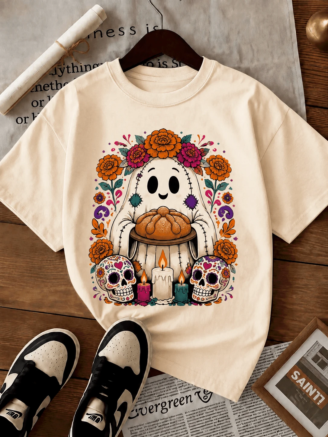 Women T-Shirts - Apricot - View 1