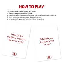 Deep Connection Couples Conversation Card Game, Meaningful Date Night Table Game, Perfect Christmas & Halloween Holiday Gift For Lovers, 55‑Question Relationship Deck For 2 Players, Enhance Or Couple Holiday Gathering - View 4