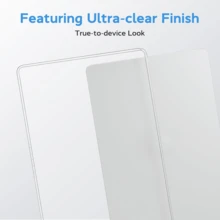 Compatible With MacBook Air 13.6 Inch Case M5 M4 M3 M2 2026-2022, 3 Pieces Protective Kit With Sparkly Clear Hard Shell Case, Screen Protector & EU/US Keyboard Films, Includes 1 EU + 1 US Layout, Glitter Transparent Cover, A3449 A3240 A3113 A2681 - View 7