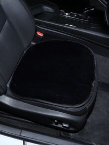 Car Winter Plush Seat Cushion And Backrest Cushion, Warm, Comfortable And Non Slip Seat Cushion. - Long-haired - View 4
