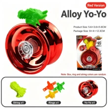 Alloy Yo-Yo, Dual Mode Returnable / Non-Returnable Competition Yo-Yo, Long Sleep Trick Yo-Yo Toy - Multicolor - View 8