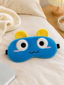 3pcs Cute Funny Cartoon Plush Sleep Eye Mask Set, Soft Comfortable Light-Blocking Eye Cover With Adjustable Elastic Strap, 3 Different Face Designs For Travel, Nap, Sleepover & Pajama Party - KM Style - View 11