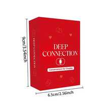 Deep Connection Couples Conversation Card Game, Meaningful Date Night Table Game, Perfect Christmas & Halloween Holiday Gift For Lovers, 55‑Question Relationship Deck For 2 Players, Enhance For Couple Holiday Gathering - Multicolor - View 2