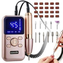USB Rechargeable Electric Nail File Set - Multi-Speed Adjustable, Portable Nail Polisher And Foot Care Tool, Includes Nail File And Dead Skin Remover, Suitable For Home Manicure Salon, Professional Nail And Foot Shaping Tool, Professional Nail Drill, Battery Capacity: 1800mAh - A - View 9