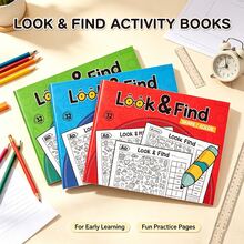 Tachimi 1pc Interactive Hidden Object & Treasure Hunt Activity Book, Search Count & Colour Game Book With Sudoku, Memory & Color Recognition, Visual Drawing Book, Improve Attention, Observation & Fine Motor Skills, Ideal Kids Gift For Holidays & Birthdays - Multicolor - View 1
