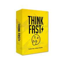 لعبة بطاقات الحفلات Think Fast سريعة التفكير، 55 قطعة لعبة تحدي الفئات سريعة الوتيرة للبالغين، لعبة تفاعلية ممتعة لتجمعات الهالوين والكريسماس والعطلات، ليلة ألعاب عائلية، هدية ترفيهية مثالية ل- 2+ لاعبين - متعدد الألوان - مشاهدة 8