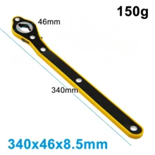 DEWALT Tay quay nâng ô tô đa năng, cờ lê bánh cóc tiết kiệm sức, dụng cụ cầm tay cho kích nâng kiểu kéo, phụ kiện dự phòng ô tô cho xe sedan thay lốp khẩn cấp - Kiểu chữ thập - Xem 6