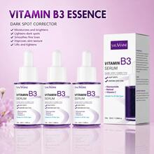 3件組維生素B3黑斑矯正精華液（適用於臉部與身體）：淡化斑點、曬斑、雀斑、黃斑、色素沉著 | 延緩肌膚老化，減少皺紋與細紋，讓肌膚顯得更年輕緊緻。深層補水，鎖住水分，長效保濕。亮白精華液，適合敏感肌與膚色不均者。 - 三件裝 - 查看 9