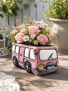Vintage Creative Car Planter Garden Plant Succulent Planting Pot Desktop Flower Pot Cactus Plant Pot - Multicolor - View 7