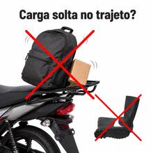 Kit 10 Rede Prende Carga Para Moto Com Ganchos Bagageiro Capacete - A - Visão 7