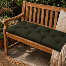 "Modern Bench Cushion – Sleek, Comfortable & Durable Cushion For Entryway Benches And Living Room Floors & Seats - Dark Green - View 7