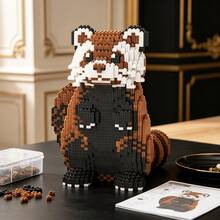 This 3019-Piece Building Block Set Creates A Cute And Adorable Raccoon, Making It A Perfect Gift For Couples And Parents. The Assembly Difficulty Is High. It's An Ideal Gift For Christmas, Halloween, And The Back-To-School Season. - Multicolor - View 7