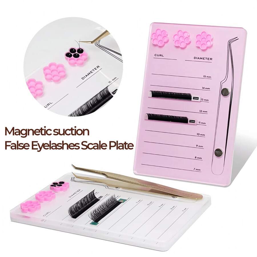 1pc Eyelash Tray, Eyelash Extension Tool, Used For Eyelash Extension - Multicolor - View 1