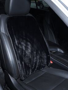 Car Winter Plush Seat Cushion And Backrest Cushion, Warm, Comfortable And Non Slip Seat Cushion. - Long-haired - View 5