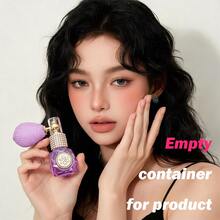 1pc Portable Perfume Refillable Bottle, Suitable For Glitter And Perfume Dispensing, Outdoor Work, Travel, Fitness, Portable Dispensing Tool, Essence Press Bottle Cosmetic Sample Dispensing Bottle, - Multicolor - View 3