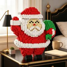 This 1819-Piece Building Block Set Creates A Cute And Adorable Halloween Santa Claus, Making It A Perfect Gift And An Excellent Choice For Couples And Parents. The Assembly Difficulty Is Relatively High. It's A Perfect Gift For Christmas, Halloween, And The Back-To-School Season. - Multicolor - View 7