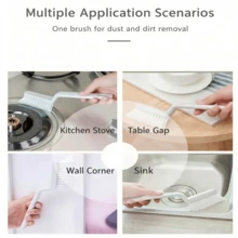 Kitchen Bathroom Corner Brush Tile Floor Gap Cleaning Brush Dead Angle Special Hard Bristle Small Brush - A - View 5
