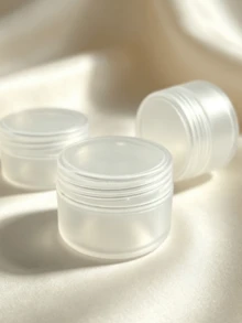 10pcs Solid Color PP Minimalist 10g Travel Dispenser Bottles, Portable Powder & Cream Containers, Empty Plastic Sample Jars, Round Cosmetic Jars For Cream, Lotion, Powder, Travel Storage, Leak-Proof Travel Containers - Clear - View 5