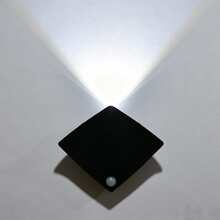 1pc/2pcs/3pcs/4pcs Motion Sensor Magnetic Wall Light, Room Decoration, Wall Decor, Lighting, Night Light, Modern Manta Ray Design, Warm And White Light Modes, Magnetic Wall Lamp, Motion Sensor Night Light, Battery Powered (Batteries Not Included) - Multicolor - View 16