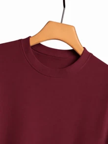 Women T-Shirts - Burgundy - View 4