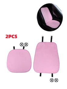 Car Winter Plush Seat Cushion And Backrest Cushion, Warm, Comfortable And Non Slip Seat Cushion. - Long-haired - View 13