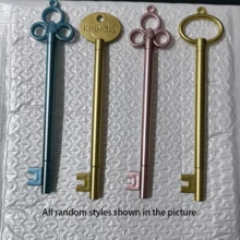 Vintage Key Neutral Pen Creative Writing Exam Water Pen Cute Learning Stationery Office Supplies [Random Color & Style] [Due To Photography Reasons, There May Be Slight Color Difference] - A - View 12