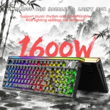 ATTACK SHARK R98HE Carbon Fiber Wired RT Mechanical Gaming Keyboard, Hall Effect Magnetic Switch Hot Swap,8KHz Polling Rate,0.005mm RT Accuracy,RGB Backlit,Web Driver For PC Mac Esport Gamer - View 7
