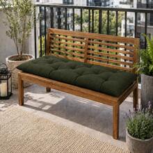 "Modern Bench Cushion – Sleek, Comfortable & Durable Cushion For Entryway Benches And Living Room Floors & Seats - Dark Green - View 8