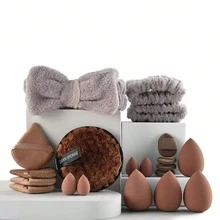 15pcs Professional Makeup Brush Set, Soft Bristles, Eyeshadow, Foundation, Blush Brushes, Includes 2 Brown Makeup Sponges, Suitable For All Skin Care Needs, Beginner And Professional Use, Perfect Gift For Birthday And Celebration - Multicolor - View 16