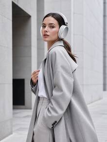 New B40 Over-Ear Wireless Headphones, Bluetooth 5.3, HiFi Stereo, HD Call, Low Latency, Rotatable & Extendable Design, Long Battery Life, Type-C Charging, Portable Travel, Suitable For Phone, Computer And Gaming - View 3