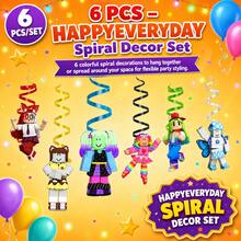 Roblox Set Dekorasi Gantung Berbentuk Pusaran 6 Buah – Pita DIY dengan Tali untuk Pesta Ulang Tahun, Halloween, Natal, Tahun Baru, Dekorasi Pesta & Rumah, Dekorasi Kamar, Dekorasi Rumah, Suvenir Pesta, Hadiah Lembut, Ciptakan Suasana Meriah - Roblo Spiral - View 8