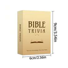 Bible Trivia Card Game, 55‑Piece Faith‑Based Quiz Game For 2+ Players, Fun Family Table Game For Christmas & Halloween Gathering, Ideal Church Night Activity, Meaningful Holiday Gift For Faith‑Lovers - Multicolor - View 6