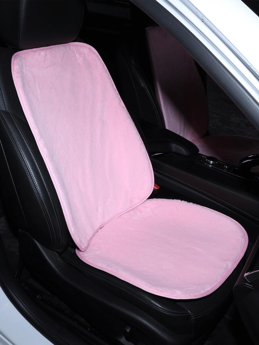 Car Winter Plush Seat Cushion And Backrest Cushion, Warm, Comfortable And Non Slip Seat Cushion.