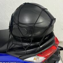 5 Rede Porta Objetos Para Moto Bagageiro Capacete e Cargas - A - Visão 4