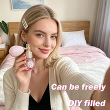 1pc Portable Perfume Refillable Bottle, Suitable For Glitter And Perfume Dispensing, Outdoor Work, Travel, Fitness, Portable Dispensing Tool, Essence Press Bottle Cosmetic Sample Dispensing Bottle, - Multicolor - View 6