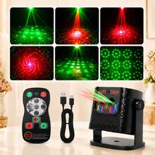 Mini RGB Disco Light, USB Powered DJ Laser Projector With Remote Control, Sound ActivatedParty Lamp, Portable Stage Light For Bedroom, Gaming Room, Birthday Party, HolidayDecoration - Multi-color light - View 4