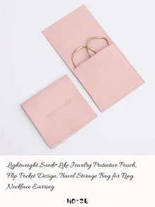 50Pcs Microfiber Jewelry Pouch, Mini Flip‑Cover Jewelry Pouch, Dust‑Proof Scratch‑Resistant Jewelry Pouch For Gift Packaging - Jewelry Bag - View 10