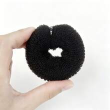1pc Bun Hair Scrunchie - New Mesh Bun Hair Accessory, Hair Styling Tool, Donut Hair Tie, Flower Bun Hair Accessory, Suitable For Daily Commute/Work/Date/Party, Versatile For Multiple Occasions - One Size - View 9