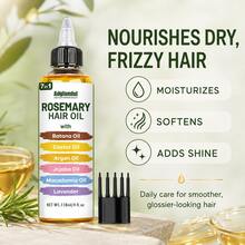 Adglamful 7-in-1 Minyak Rambut Rosemary untuk Rambut Kering dan Kusut, Minyak Rambut yang Menutrisi - minyak rambut - View 2