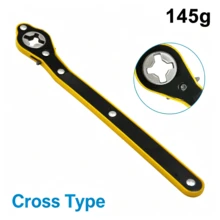 DEWALT Tay quay nâng ô tô đa năng, cờ lê bánh cóc tiết kiệm sức, dụng cụ cầm tay cho kích nâng kiểu kéo, phụ kiện dự phòng ô tô cho xe sedan thay lốp khẩn cấp - Kiểu chữ thập - Xem 8